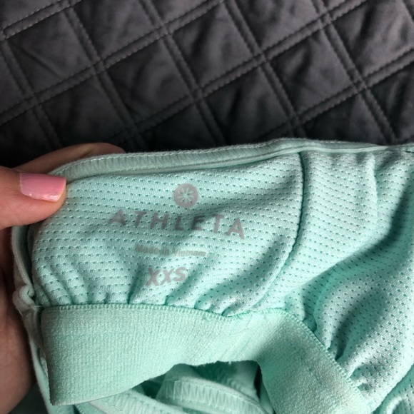 Athleta Inner Goddess Seafoam Green Mint Racerback Tank Top - Picture 7 of 8